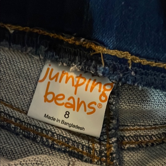 Jumping Beans Kids Stretchy Bell Bottom Blue Jeans - Picture 4 of 6
